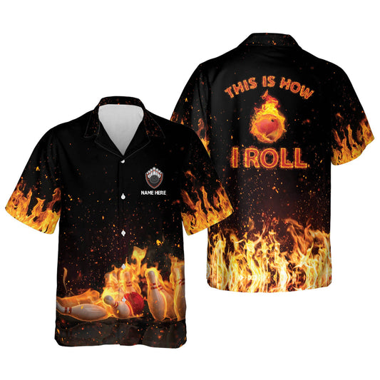 BlueJose Bowling This Is How I Roll 2 Personalized Name Hawaiian Shirt