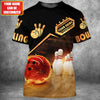 BlueJose Custom Bowling Personalized Name 3D Shirt