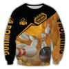 BlueJose Custom Bowling Personalized Name 3D Shirt, Personalized Shirts For Bowling Players