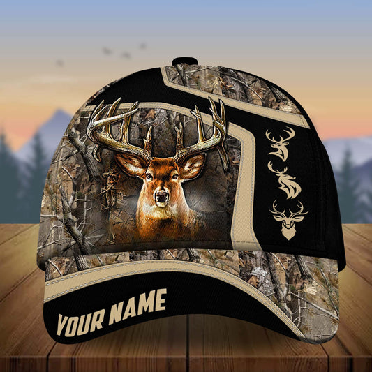 BlueJose Premium Deer Hunting Collab Artist Multicolor Pattern Personalized Cap