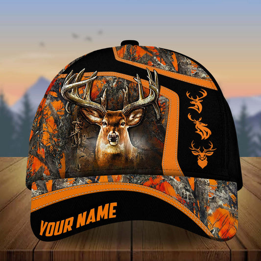 BlueJose Premium Deer Hunting Collab Artist Multicolor Pattern Personalized Cap