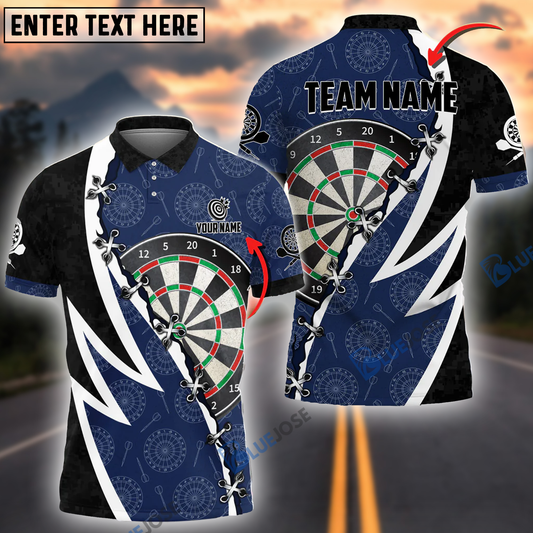 BlueJose Wing Darts Personalized Name, Team Name Shirt (4 Colors)