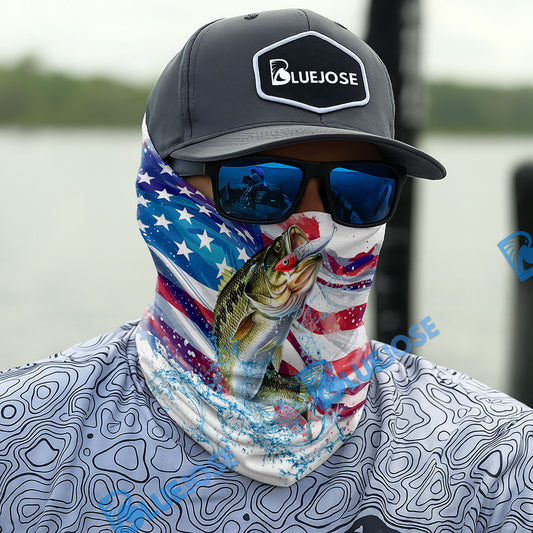 BlueJose Bass Fishing Neck Gaiter