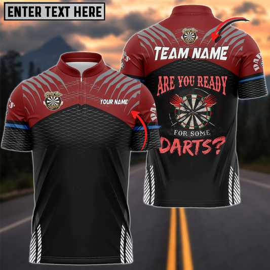 BlueJose Darts Sport Personalized Name, Team Name Shirt (6 Colors)