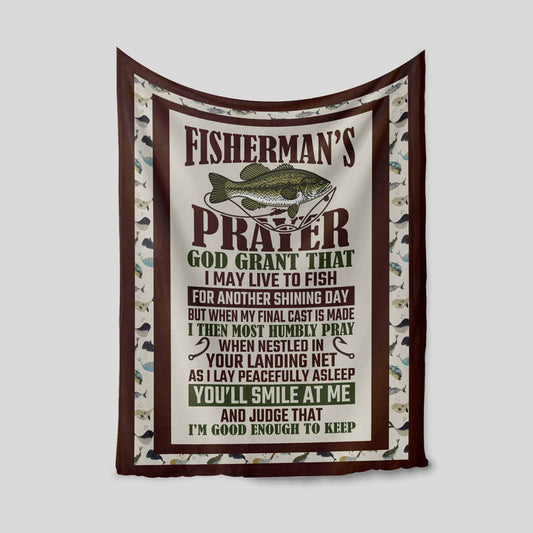 BlueJose Fisherman's Prayer Blanket Blanket