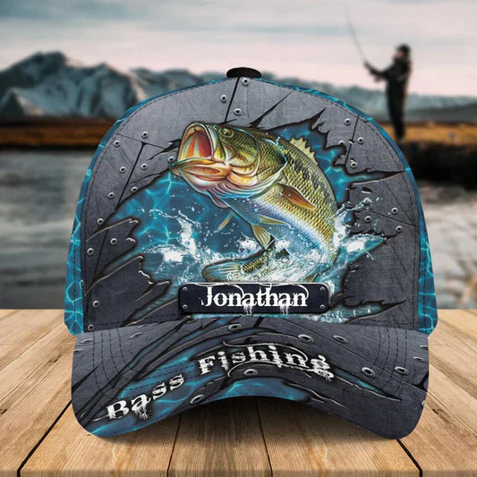 BlueJose Personalized Fish Aholic Water Blue