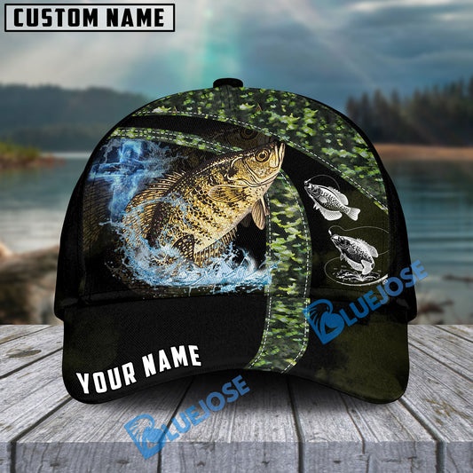 Bluejose Crappie Fishing Skinfish Texure Pattern Personalized Cap