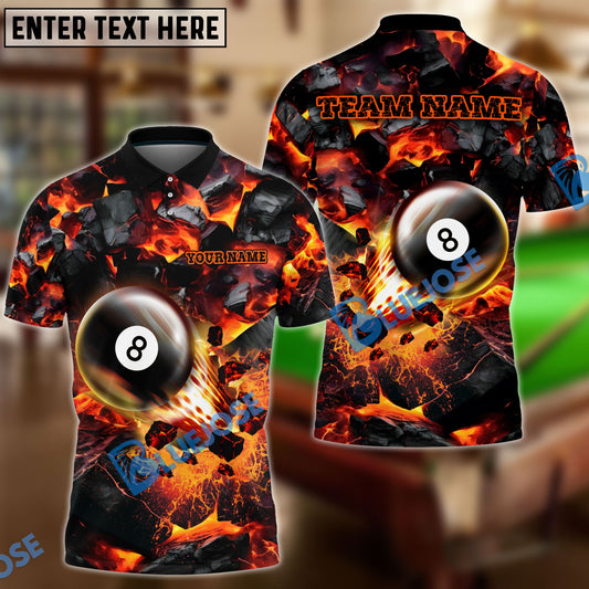 BlueJose Billiards Ball 8 Shoot And Destroy Personalized Name Shirt (4 Colors)