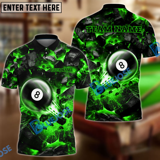 BlueJose Billiards Ball 8 Shoot And Destroy Personalized Name Shirt (4 Colors)