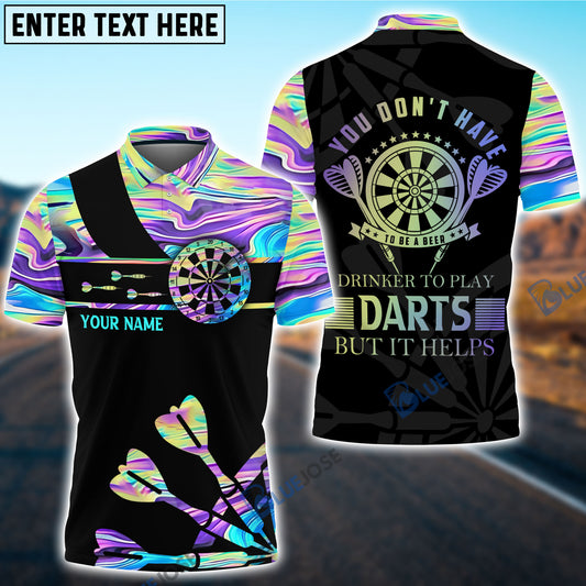 BlueJose Darts Colorful Personalized Shirt