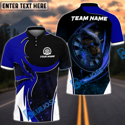 BlueJose Lightning Panther Darts Personalized Name, Team Name Shirt (6 Colors)