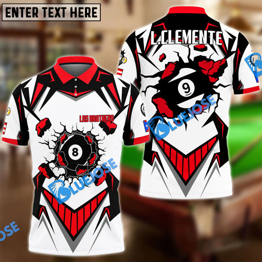 BlueJose Billiards Shirt For Leticia Laboy