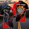 BlueJose Darts Poison Snake Personalized Name, Team Name Shirt ( 6 Colors)