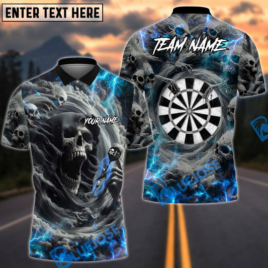 BlueJose Darts Evil Reaper Tornado Customized Name Shirt (4 Colors)