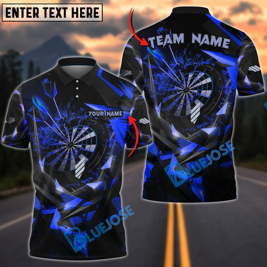 BlueJose Thunder Rising Darts Personalized Name, Team Name Shirt (6 Colors)