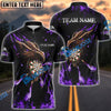 BlueJose Darts Flaming Dragon Personalized Name, Team Name Shirt (4 Colors)