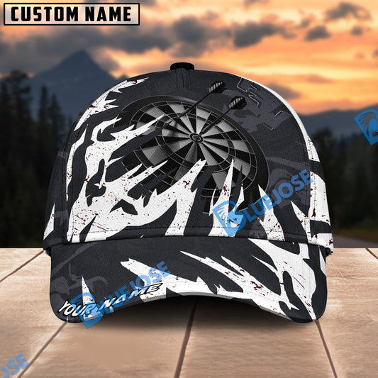 BlueJose Darts Board Lightning Graffiti Personalized Name Cap (6 Colors)