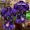 BlueJose Billiards Ball 8 & 9 Grim Reaper Fire Design Personalized Name Shirt (4 Colors)