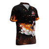 BlueJose Flame Bowling Gutter Gang Personalized Name Hawaiian Shirt