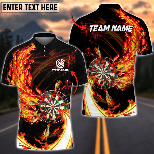 BlueJose Breath Of Fire Darts Personalized Name, Team Name Shirt (4 Colors)