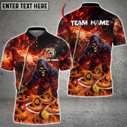 BlueJose Billiards Lord Of Hell Personalized Name, Team Name Unisex Shirt (4 Colors)