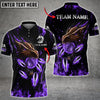 BlueJose Personalized Name Dragon Bowling And Pins Multicolor 3D Shirt