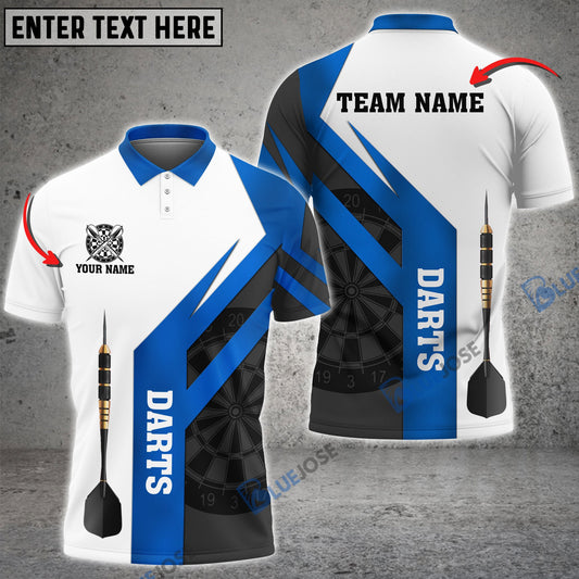 BlueJose Darts D Personalized Name, Team Name Shirt (4 Colors)