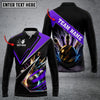 BlueJose Bowling And Pins Premium Multicolor Customized Name 3D Shirt (4 Colors), Personalized Shirts For Bowling Players