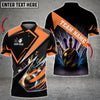 BlueJose Bowling And Pins Premium Multicolor Customized Name 3D Shirt (4 Colors), Personalized Shirts For Bowling Players