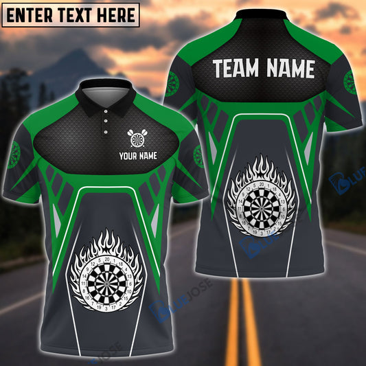BlueJose Dartboard Racing Personalized Name, Team Name Shirt (6 Colors)