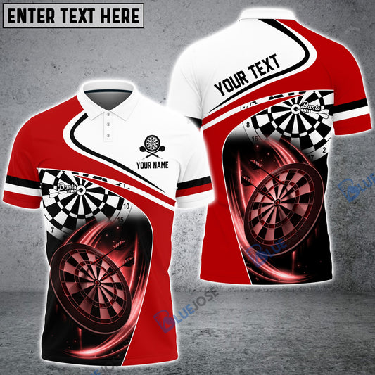 BlueJose Dartboard Lighting Personalized Name Shirt (6 Colors)