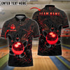 BlueJose Bowling And Pins Changing The Time Customized Name 3D Shirt ( 6 Colors)