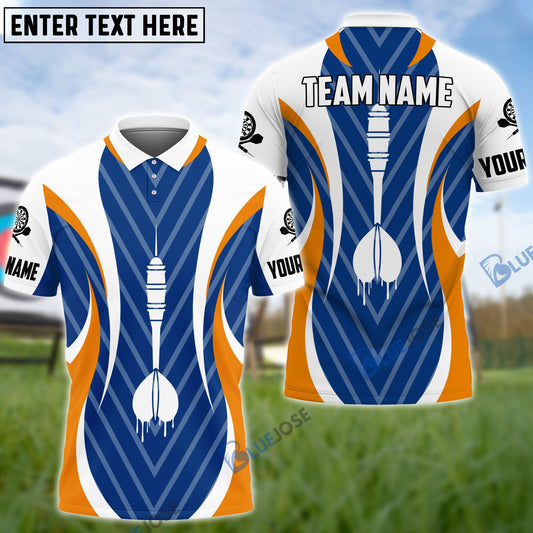 BlueJose Dart Paint Drop Personalized Name Shirt