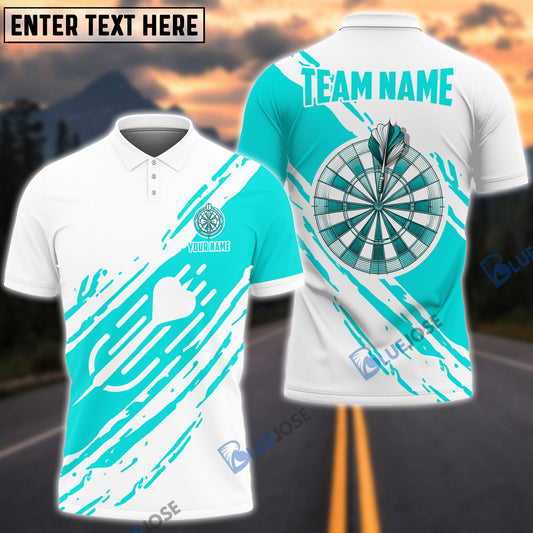 BlueJose Dartboard And Dart Personalized Name, Team Name Shirt (4 Colors)