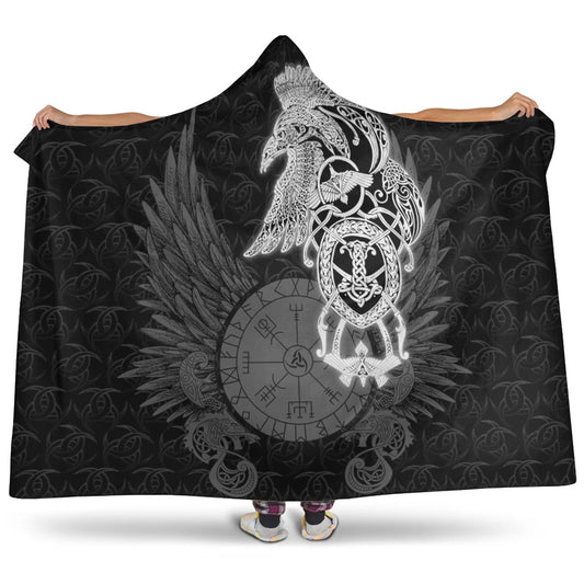 VikingStyle Hooded Blanket - Raven Ving Hooded Blanket A95