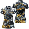 BlueJose Camo Navy Bowling Personalized All Over Printed Shirt For Women