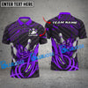 BlueJose Bowling And Pins Strike On Flaming Field  Multicolor Customized Name 3D Shirt ( 4 Colors )