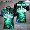BlueJose Bowling And Pins Strike King Customized Name 3D Shirt (4 Colors)