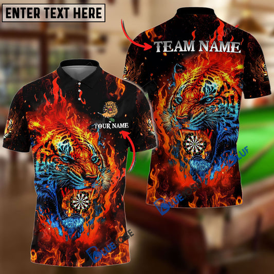 BlueJose Darts Tiger King Of Forest Personalized Shirt