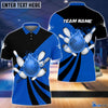 BlueJose Personalized Name and Team Name Bowling and Pins Multicolor 3D Shirt, Personalized Shirts For Bowling Players