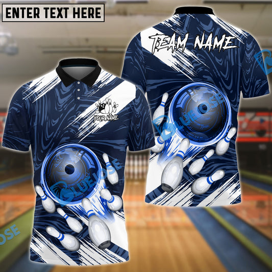 BlueJose Bowling And Pins Stormy Personalized Name, Team Name Unisex Shirt