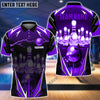 BlueJose Thunder Bowling and Pins Multicolor Personalized Name Team Name 3D Shirt (6 Colors)