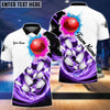 BlueJose Bowling Strike Paint Color Personalized Name, Team Name 3D Shirt, Personalized Shirts For Bowling Players