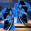 BlueJose Bowling And Pins Fire Fly Personalized Name Team Name 3D Shirt