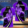 BlueJose Bowling And Pins Fire Fly Personalized Name Team Name 3D Shirt