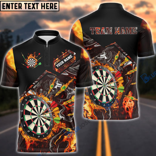 BlueJose Dart Fire Personalized Name, Team Name Shirt