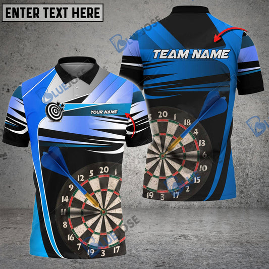 BlueJose Darts Blade Armor Personalized Name, Team Name Shirt (4 Colors)
