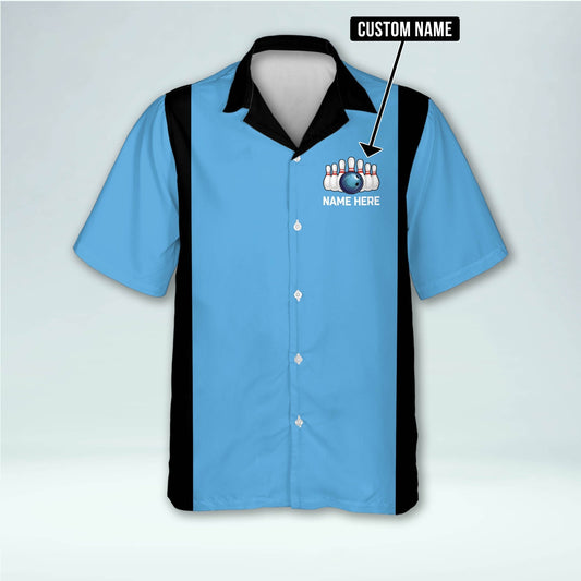 BlueJose You Don't Have To Be Crazy To Bowl With Us We Can Train You Personalized Name Hawaiian Shirt