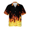 BlueJose Bowling Flame Personalized Name Hawaiian Shirt