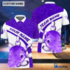 BlueJose Personalized Name and Team Name Happiness Bowling and Pins Multicolor 3D Shirt